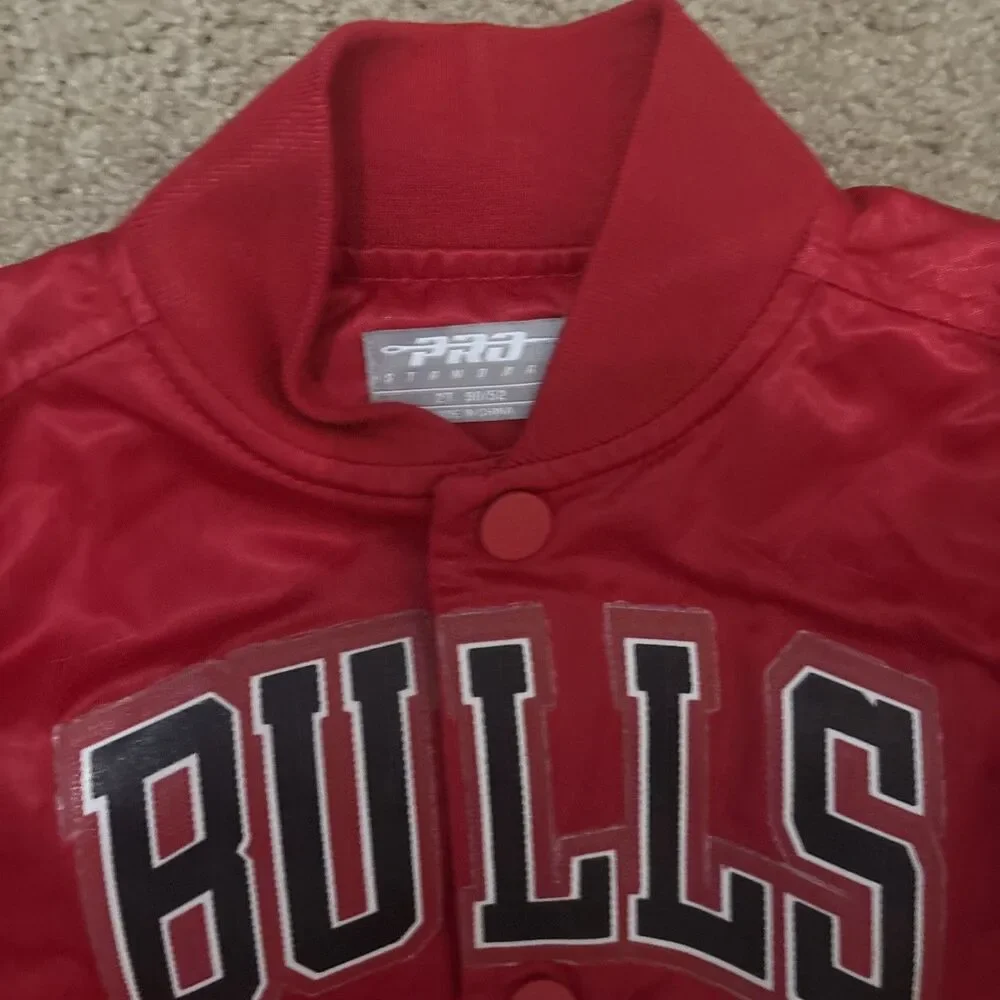 Pro Standard Toddler Boys' Chicago Bulls NBA Basketball Jacket - Red Size 2T